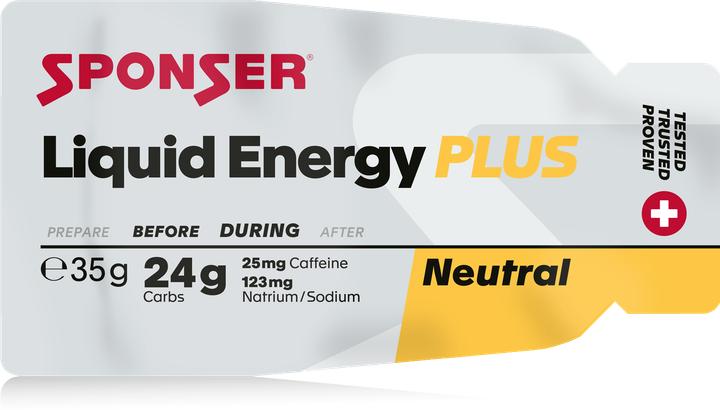 Actual product image Sponser Liquid Energy Plus (Neutral, 1 pcs., 35 g)