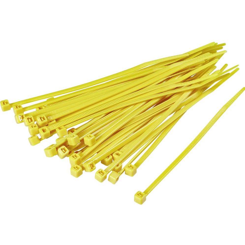 Tru Components, Kabelbinder, Standard-Kabelbinder (Kunststoffkabelbinder, 250 mm, 100 Stk.)