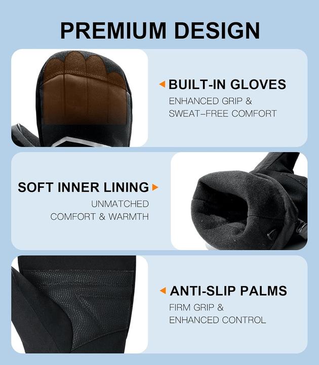 Actual product image Day wolf Beheizte Ski-Handschuhe, wiederaufladbar (XS)