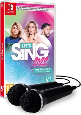Image du produit Ravenscourt Let's Sing 2022 français et internationaux (+ 2 Mics) (Switch, FR)