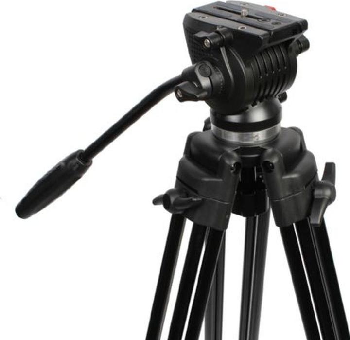 Actual product image Nest Video Tripod NT-777+ Vloeistofgedempte Head (Metal)