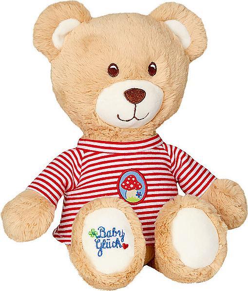 Productafbeelding BabyGlück: Grote knuffelbeer (met gestreept shirt)