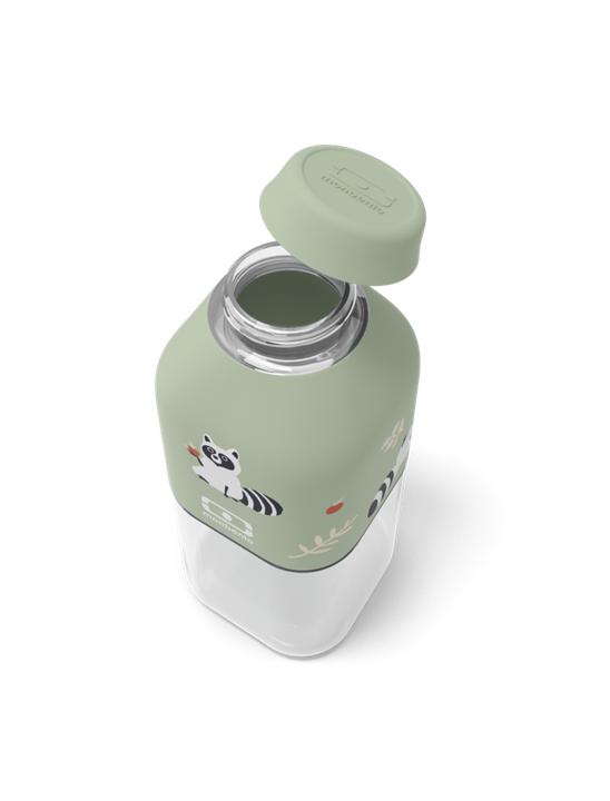 Actual product image Monbento Positive S-bottle, graphic raccoon (0.33 l)