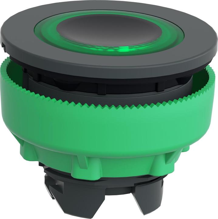 Produktbild Schneider Electric Flush Green Ill Pushbutton Head