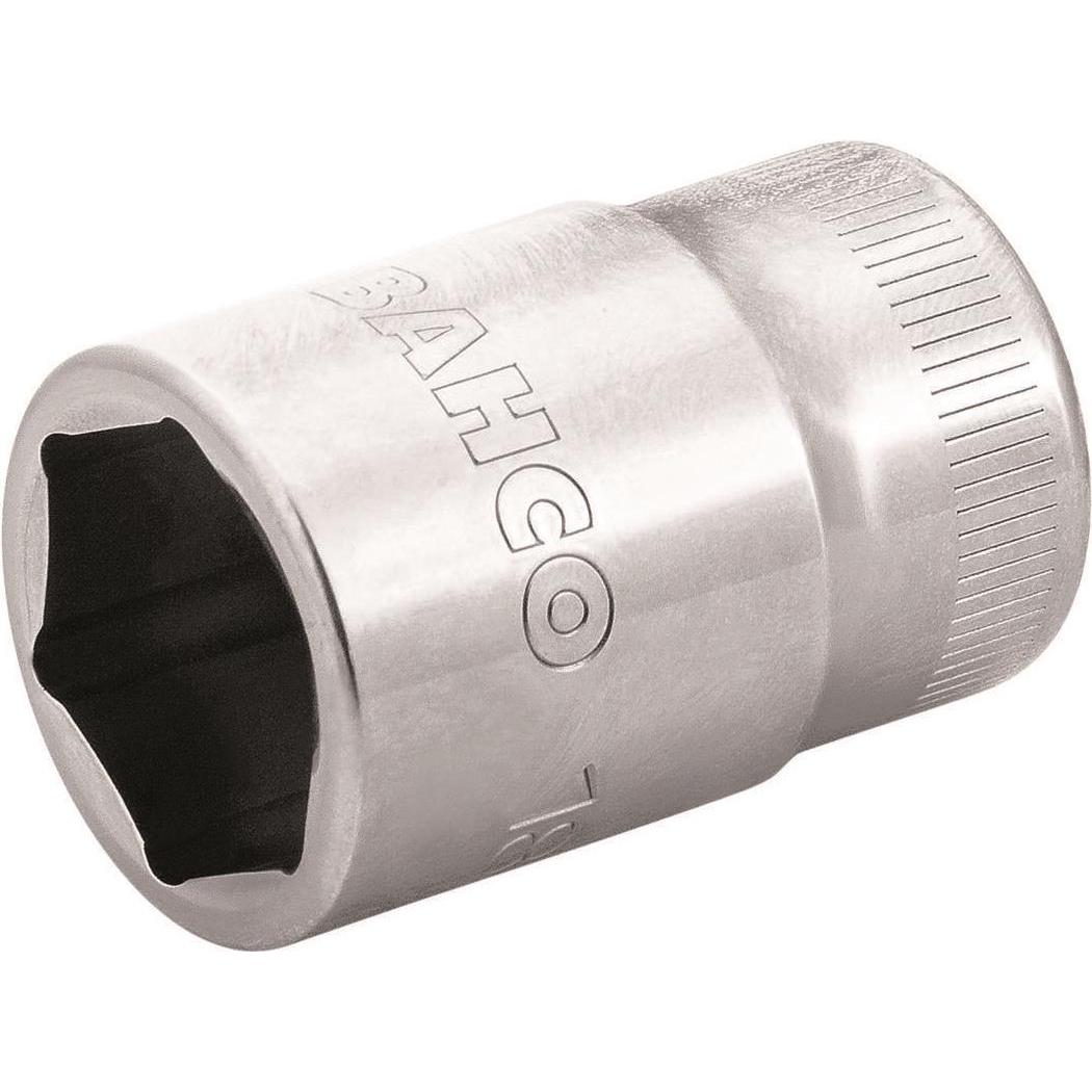 Bahco, Steckschlüssel + Stecknuss, 1/2"-Steckschlüssel-Einsatz, Sechskant, 19 mm, hochglanzpoliert (19 mm)