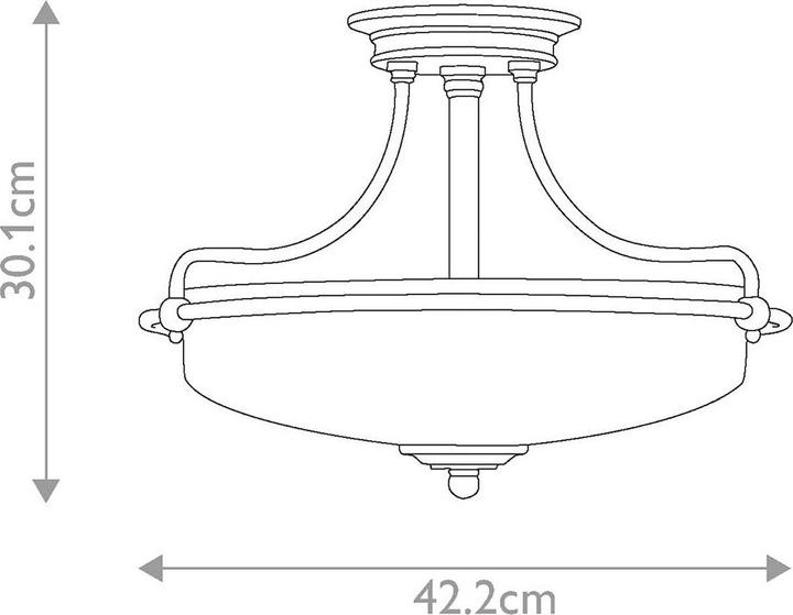 Productafbeelding Elstead Lighting Griffin plafondlamp E27 4-voudig gepolijst chroom (E27)