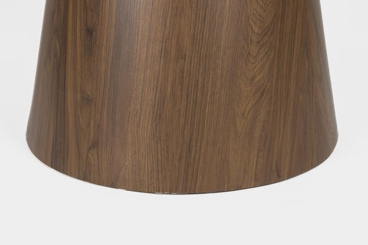 Image du produit White Label Living Dining Table Almira Round Walnut