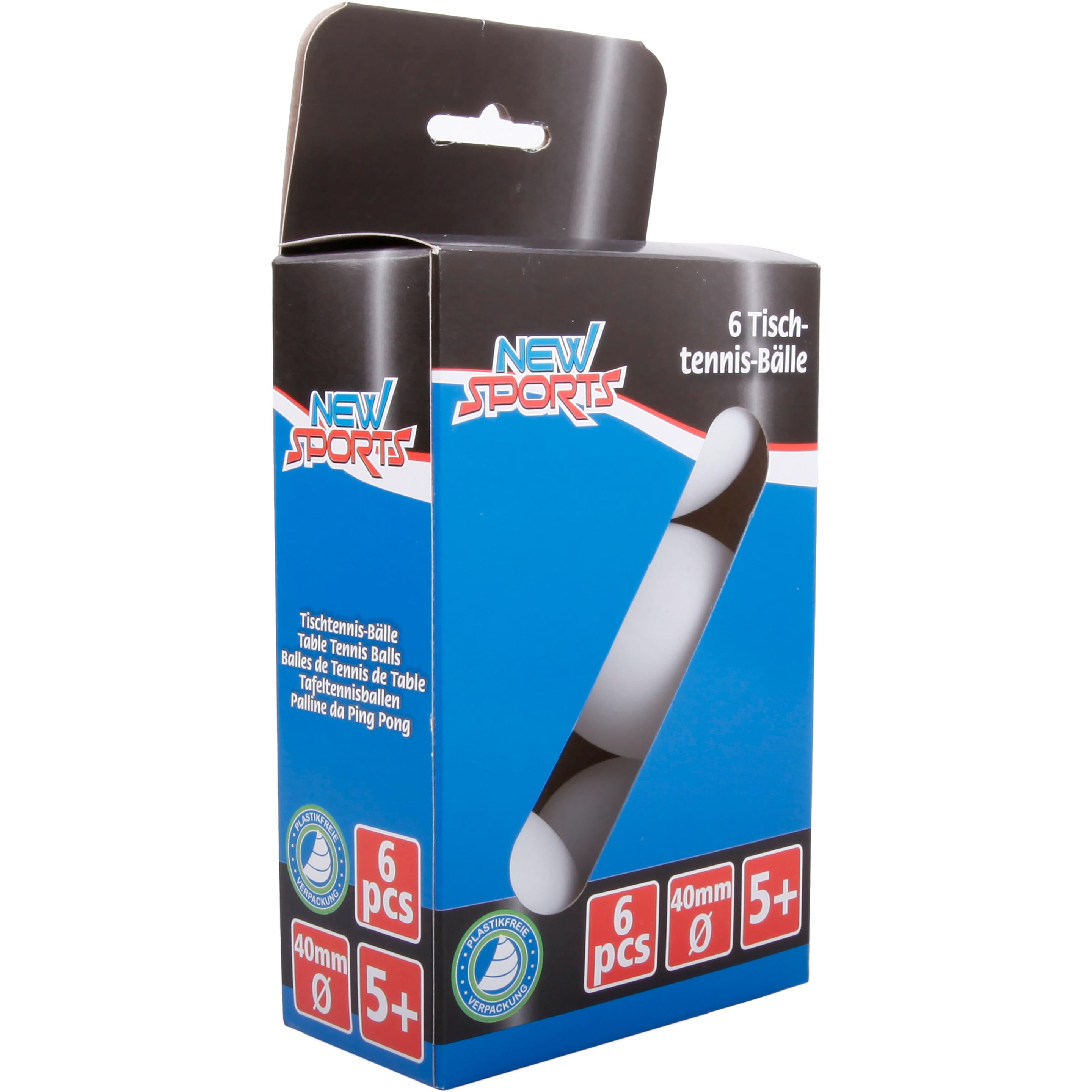 New Sports, Pallina da ping-pong, (6 pz.)