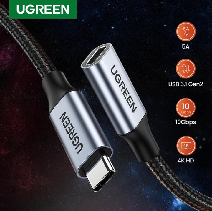 Actual product image Ugreen USB C - USB C (0.50 m, USB 3.1, 100 W)