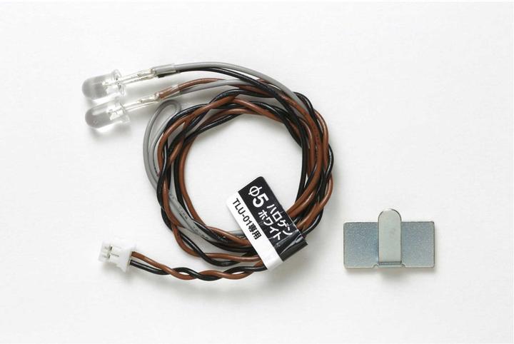 Produktbild Tamiya LED 5mm Halogen, weiss TLU-01