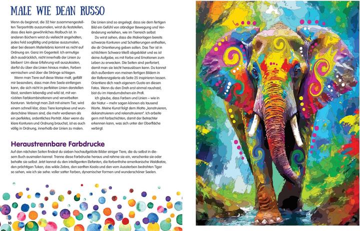 Produktbild Pop Art Animals - Ausmalbuch