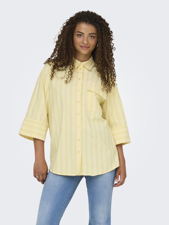 Immagine prodotto JdY Locker geschnitten Hemdkragen Ärmelbündchen mit Knopf Weite Ärmel Hemd Hemd (L)