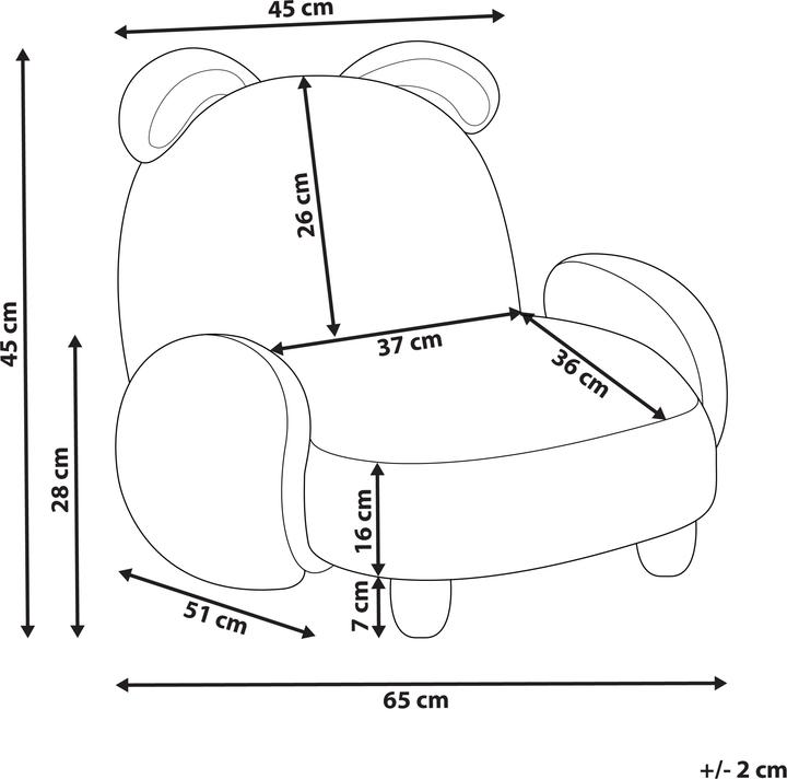 Produktbild Beliani Kanna (Kindersessel)
