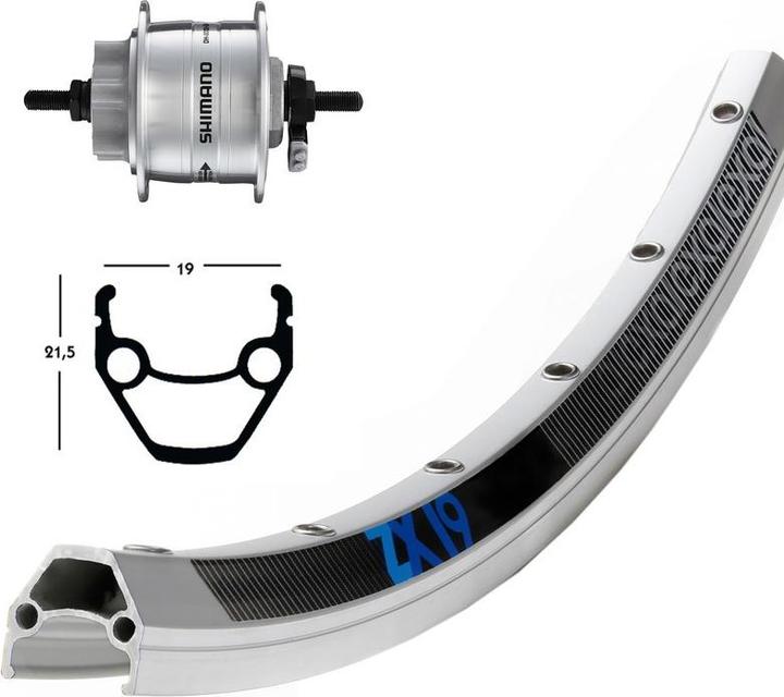 Produktbild Exal V-Rad 28 x 1.75, Shimano DH3D30 (Vorderrad, 28")