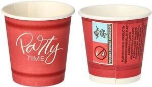 Produktbild Papstar Trinkbecher cl "Party Time" (50 x)