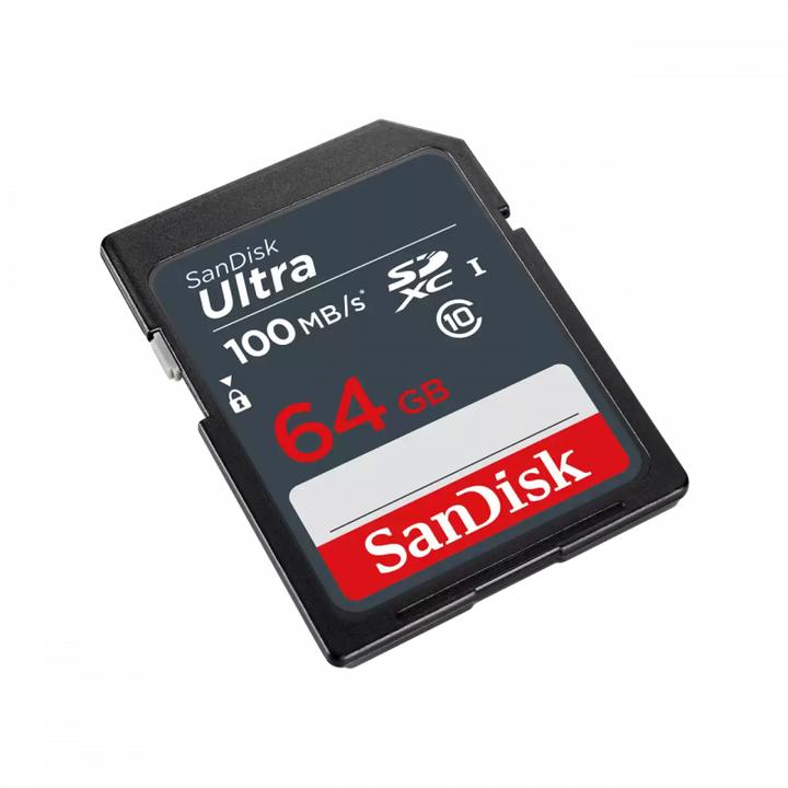 Actual product image SANDISK Ultra (64 GB, SDXC, U1, UHS-I)