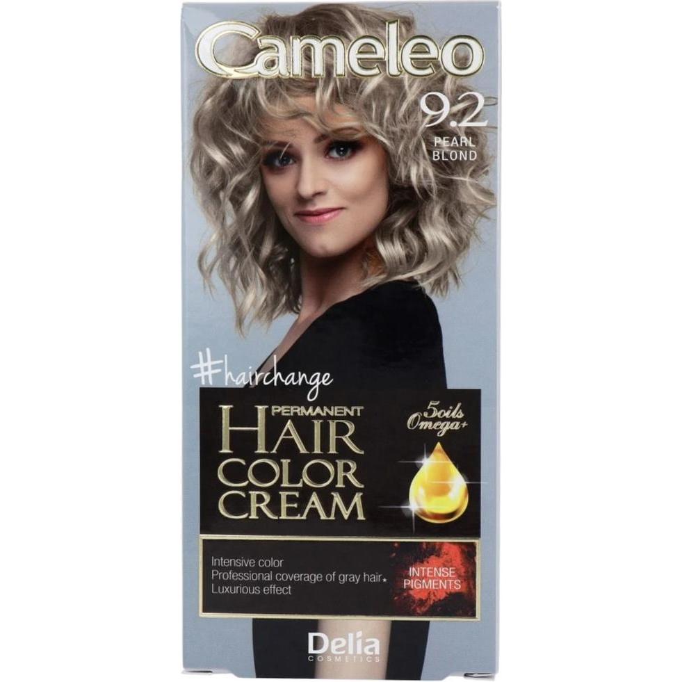 Delia Cosmetics Crema Tinta Per Capelli, Delia Cameleo Colorante Permanente Con Omega Plus 9.2 Biondo Perlato (9.2 Biondo Perlato)
