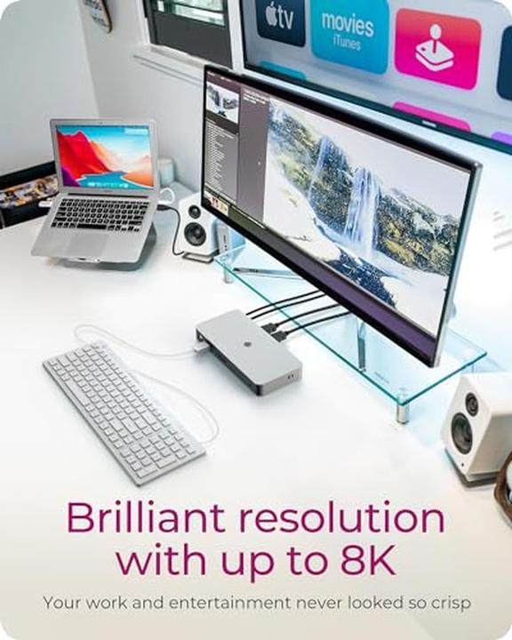 Productafbeelding Icy Box IB-DK2880-C41 (USB-C, 11 ports)