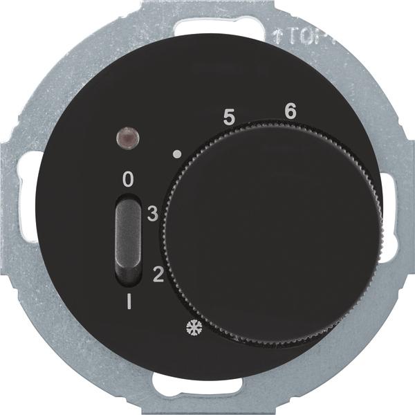 Berker 20302035, Thermostat, Schwarz