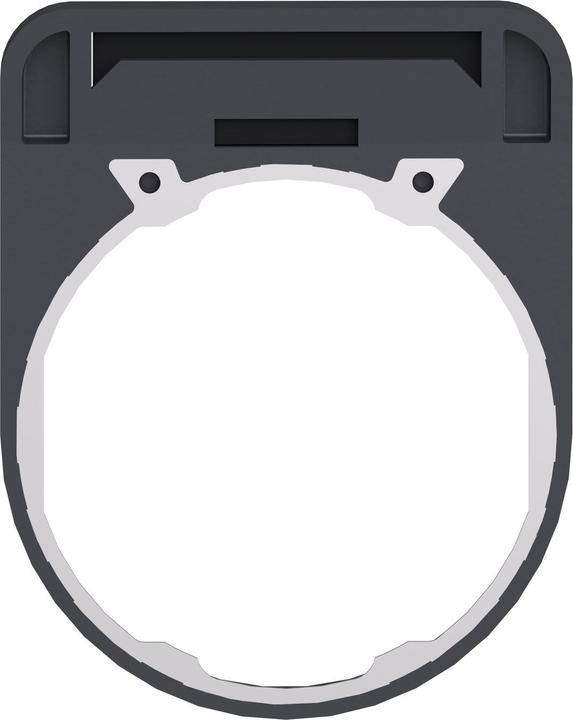 Actual product image Schneider Electric Label holder 30x40mm, black label ZBYF2101