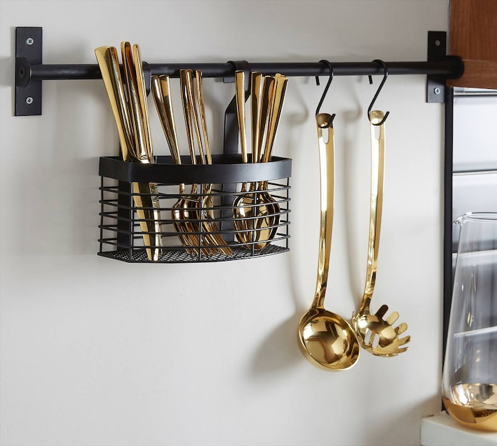 Immagine prodotto Fifty five south Set di utensili da cucina Freja in acciaio inox da 5 pezzi, oro