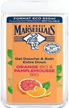 Le Petit Marseillais And Bath Bio Grapefruit And Bio Orange 650Ml (650 ml)