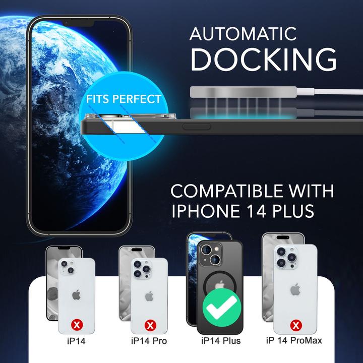 Actual product image Nalia Clear Transparent Silicone Sleeve (Apple iPhone 14 Plus)