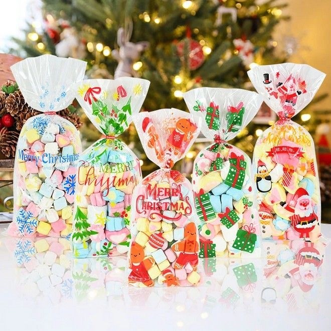 Produktbild MU Style BAG Series Weihnachtskekse Geschenk Tüten (50 Stück) (1 x)