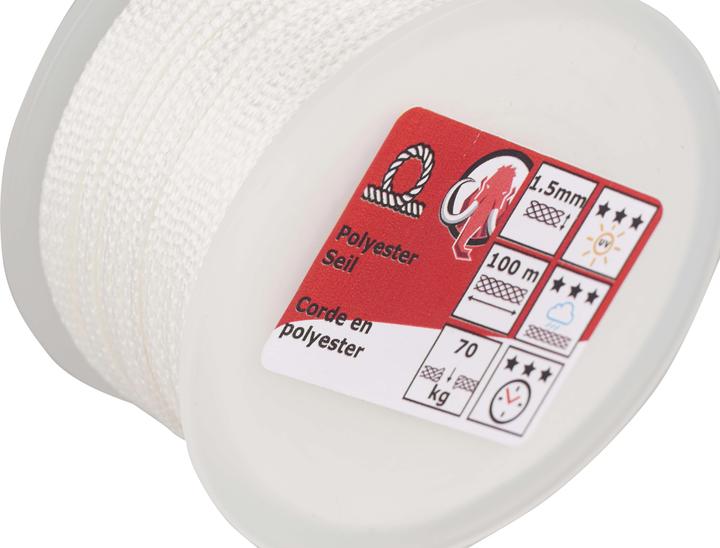 Image du produit Mamutec Corde en polyester 1.5 mm 100 m (100 m)