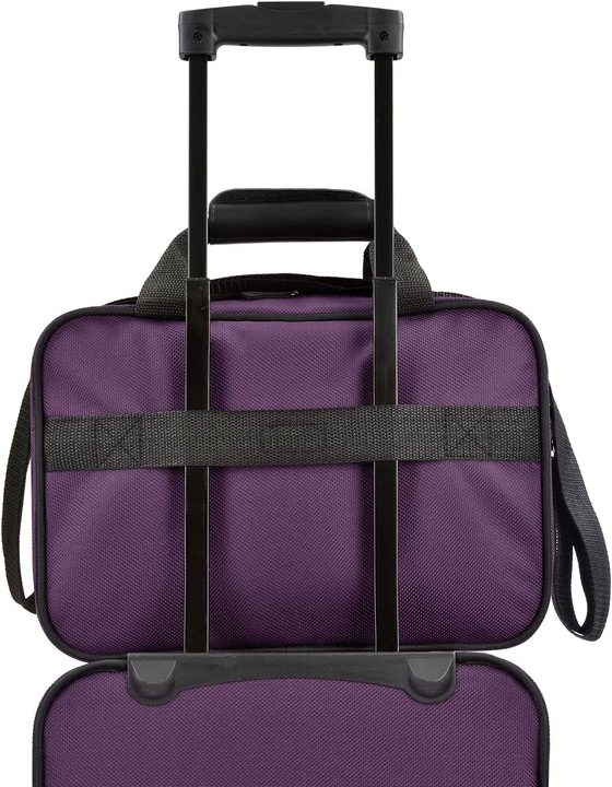 Produktbild U.S. Traveler Carry-on Luggage Set Violett, 2 Wheel (Handgepäck (bis 50l))