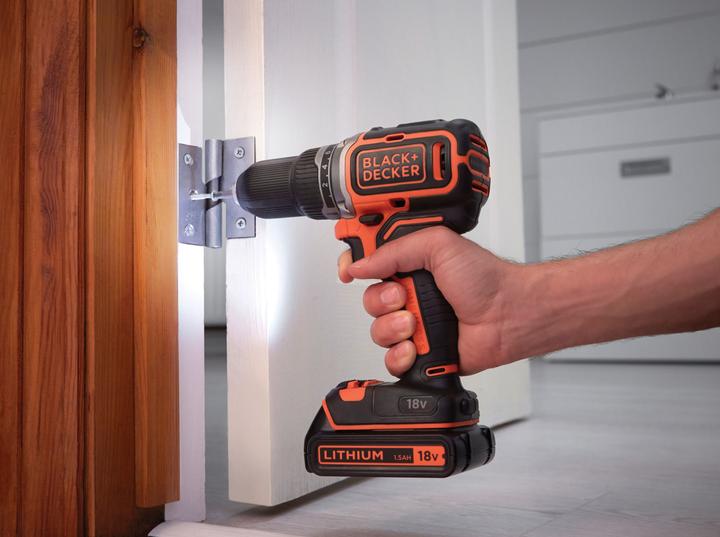 Actual product image Black & Decker Cordless drill driver BL186, 18.0V (Rechargeable battery operated)