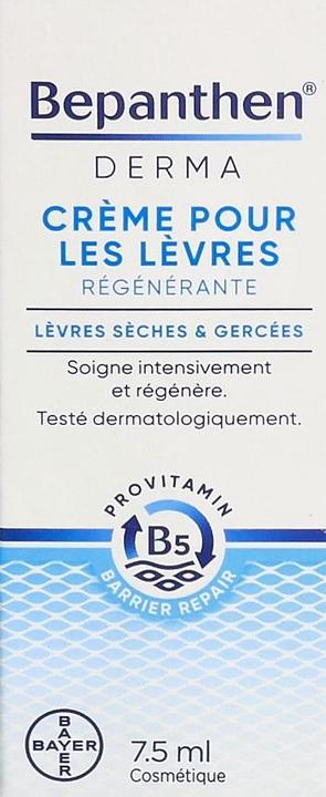 Image du produit Bepanthen Crème régénératrice pour les lèvres (Baume à lèvres, 7.50 ml)