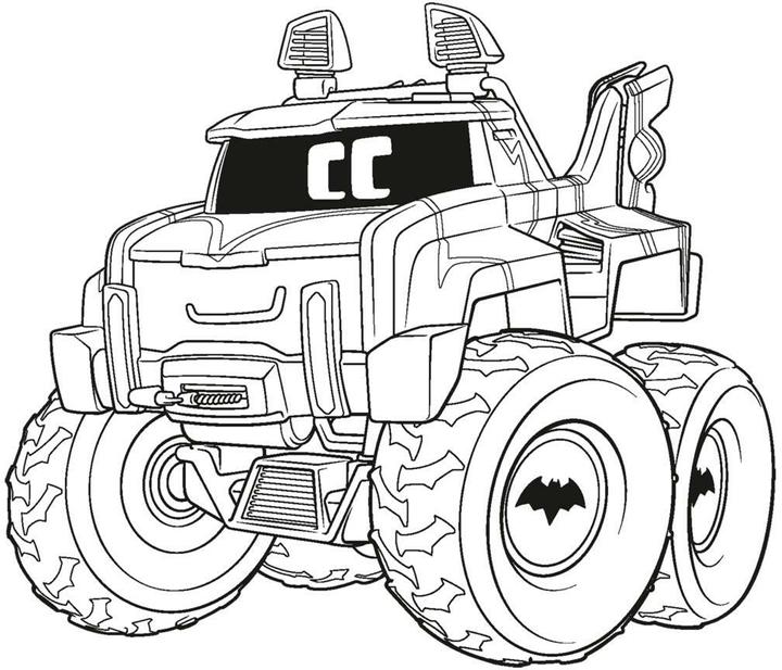 Immagine prodotto DC Batwheels: cuscinetto da colorare cool