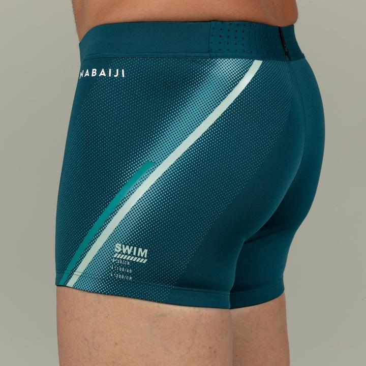 Produktbild Nabaiji Badehose Boxer Herren - 500 Fiti Lini grün (44)