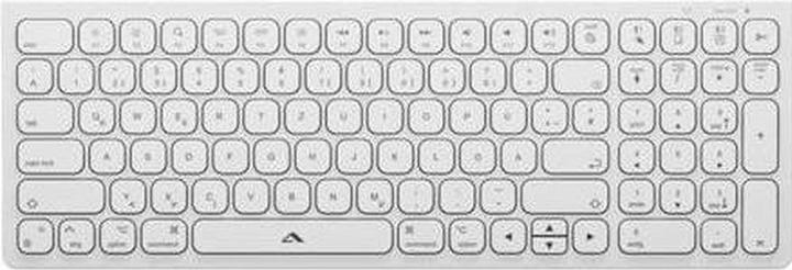 Actual product image Alogic AlogicEchelon Compact USB-C B Keyboard + Mouse for Mac (White) (DE, Wireless)