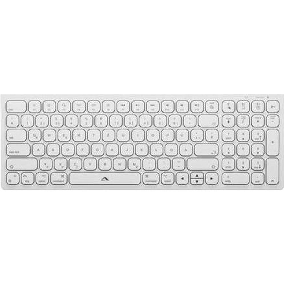 Alogic AlogicEchelon Compact USB-C B Keyboard + Mouse for Mac (White) (DE, Kabellos) (ASKBT2MCWH-DE)