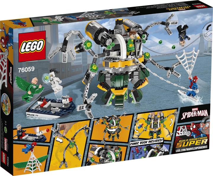 Image du produit LEGO Marvel Super Heroes Spider-Man : Le piège à tentacules de Doc Ock (76059, LEGO Marvel)