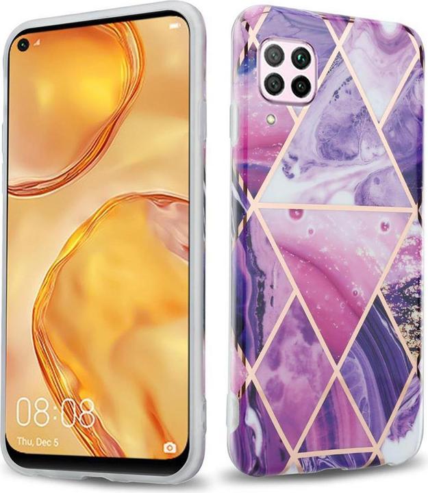 Immagine prodotto Cadorabo IMD TPU Colourful Marble Cover (Huawei P40 Lite)
