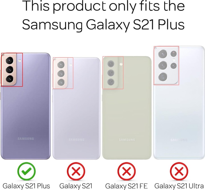 Actual product image Nalia Ultra Thin Hardcase (Samsung Galaxy S21+)