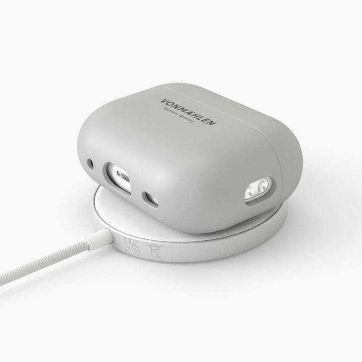 Actual product image Vonmählen Thin Case for AirPods Pro 2. Gen Light Gray