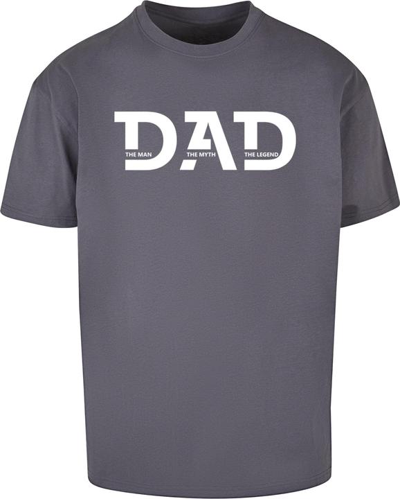Produktbild Merchcode Fathers Day - The Man, The Myth, The Legend Heavy Oversize Tee - 116589 (L)