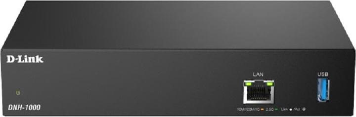 Produktbild D-Link DNH-1000, Schwarz, 10,100,1000,2500 Mbit/s, 100 - 240 V, 12 V, 2 A, 190 mm