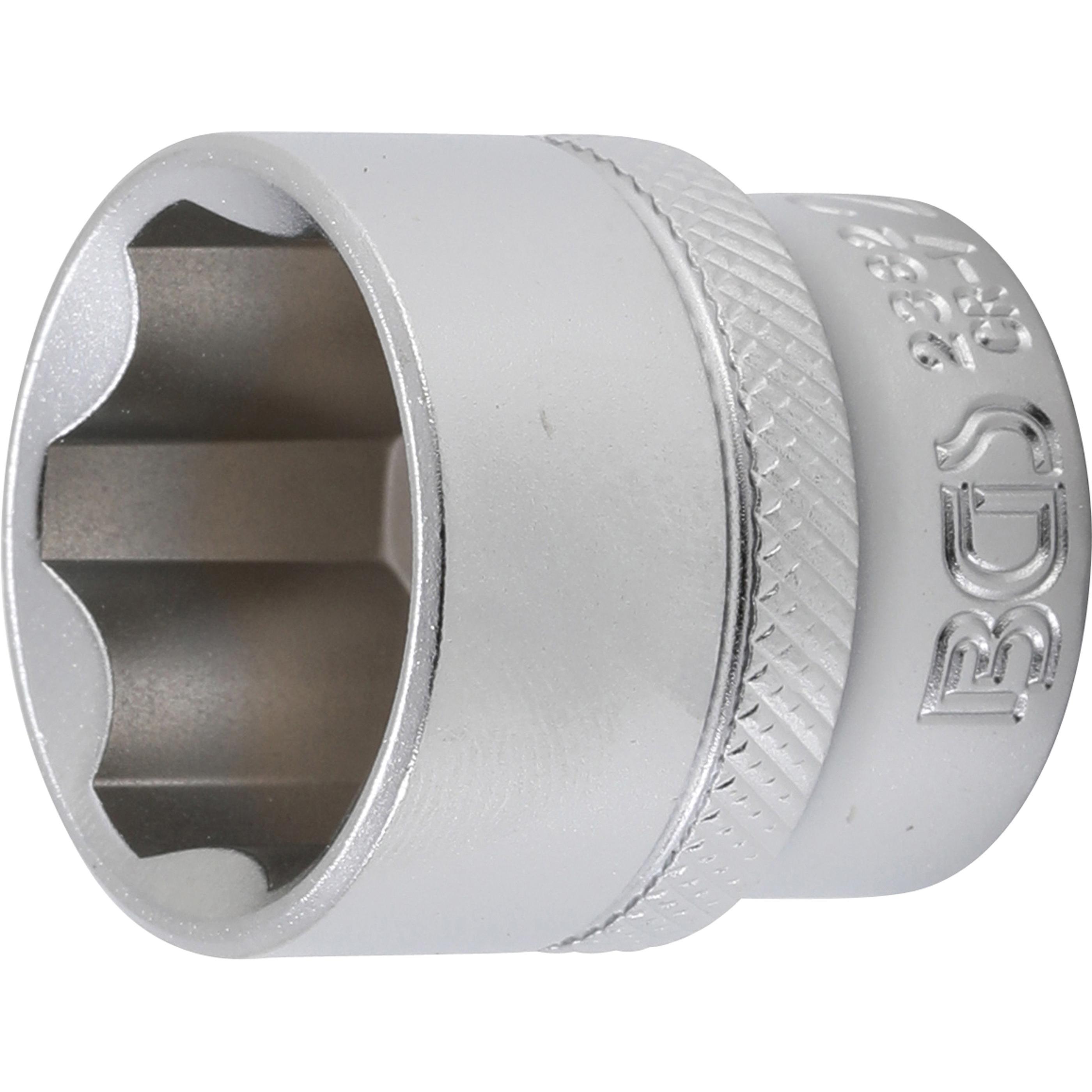 BGS, Steckschlüssel + Stecknuss, Steckschlüssel-Einsatz Super Lock Antrieb Innenvierkant 10 mm (3/8") SW 22 mm (22 mm)