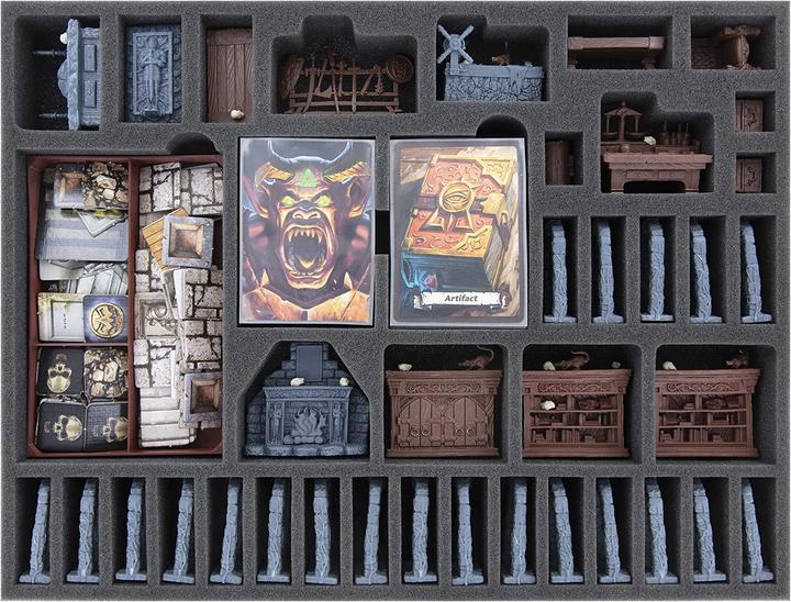 Actual product image Feldherr Foam set and token holder compatible with HeroQuest (Foam material, Plastic)