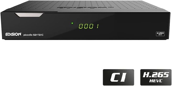 Produktbild Edision PICCOLLO S2 und T2 C Combo Receiver