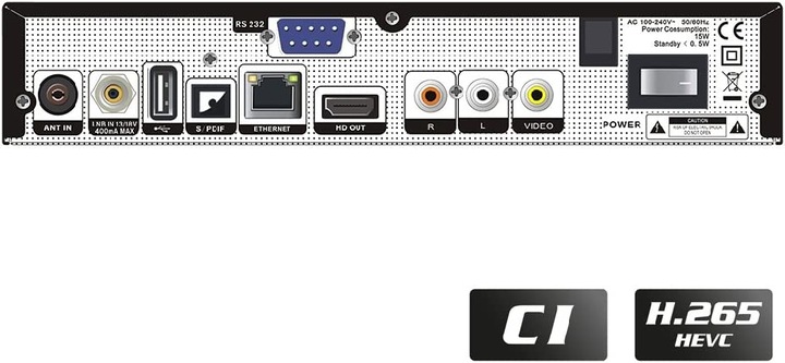 Produktbild Edision PICCOLLO S2 und T2 C Combo Receiver