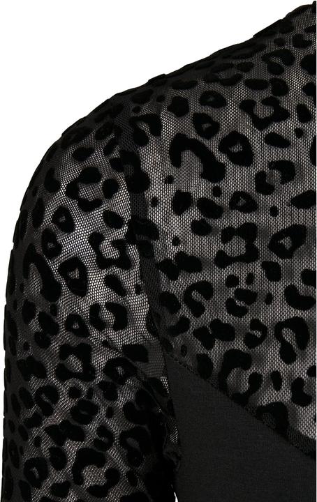 Immagine prodotto Urban Classics Abito da donna con collo a tartaruga in pizzo Flock (XS)