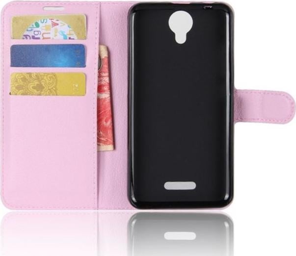 Produktbild MU Classic Litchi Leder Bookcover Series (Wiko Harry)