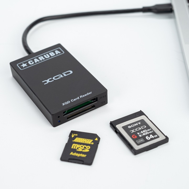 Immagine prodotto Caruba Lettore di schede 2 in 1 XQD + SD USB C (USB-C)
