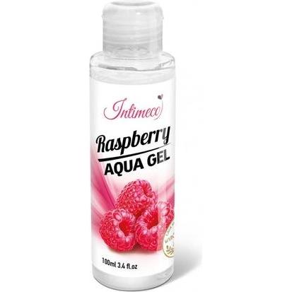 Intimeco, Intieme verzorging, Framboos Aqua Gel Hydraterend Intieme Zones Framboos 100Ml (Intieme gel, 100 ml)